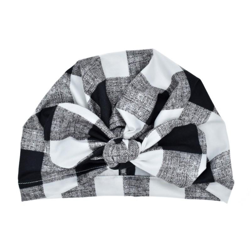 ベビーターバン ターバン ベビー用 子供 ベビー帽子 ヘアバンド キャップ 男の子 女の子 花柄 チェック ストライプ ギフト | plusnao | 10