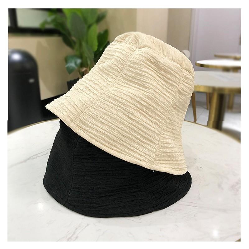 バケットハット バケハ 深め 帽子 レディース 女性用 シワ加工 折り畳み ぼうし 紫外線対策 日差し除け チューリップハット ナチュラル おしゃれ | plusnao | 09