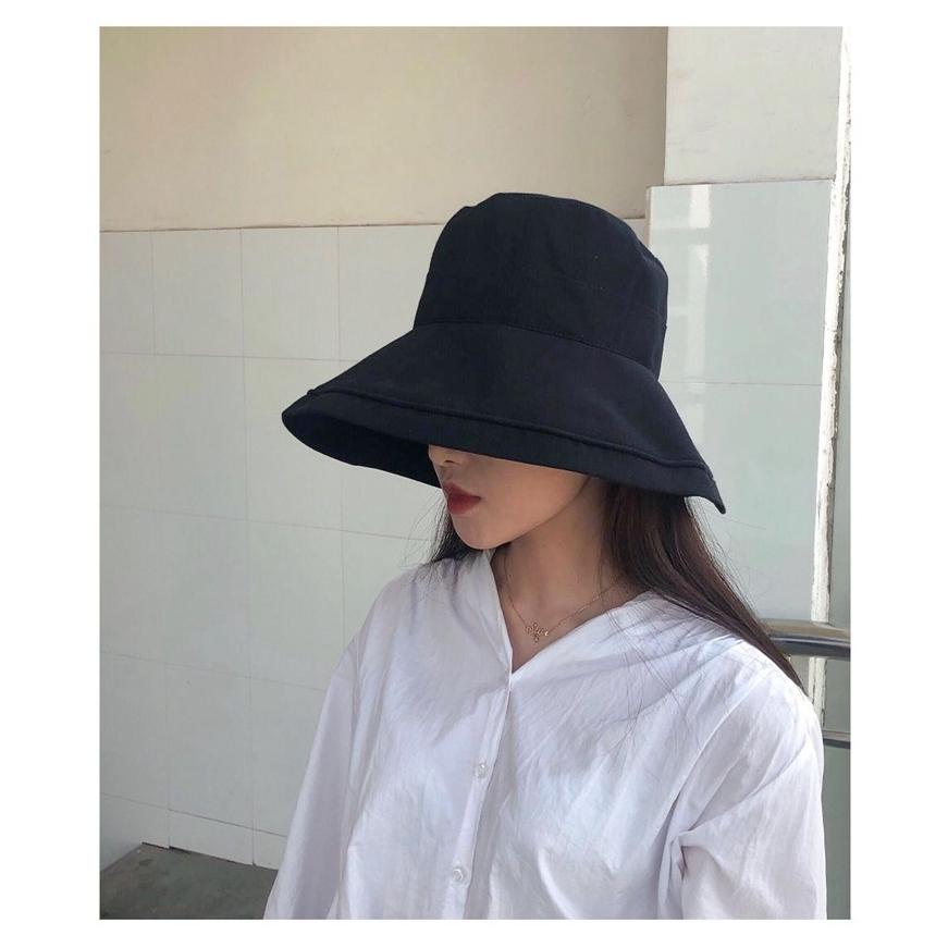 女優帽 つば広帽子 ハット UVカット レディース 女性 キャペリン 帽子 ぼうし つば広 黒 オフホワイト シンプル お出かけシーン 紫外線対策 | ブランド登録なし | 05