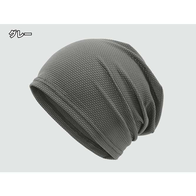 ターバンキャップ ビーニー 帽子 メンズ レディース ユニセックス 男女兼用 通気性 スポーツ ランニング シンプル 無地 | plusnao | 05