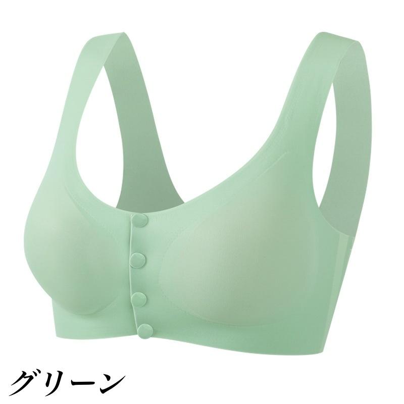 マタニティーブラ ブラジャー 授乳ブラ レディース 女性用 インナー 下着 ハーフトップ フロントオープン フロントボタン ノンワイヤー 伸縮性 シン｜plusnao｜19