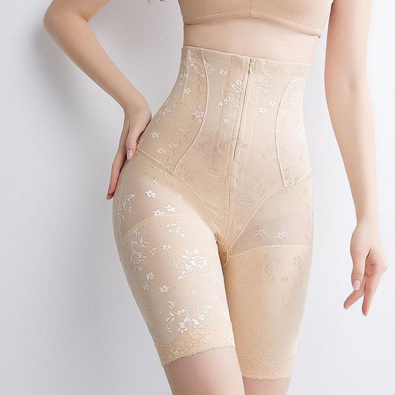 シャルレ 補正下着ガードル 3枚セット ベージュ ハイウエスト 冬用 ロング シャルレ 補正下着ガードル 3枚セット ベージュ ハイウエスト 冬