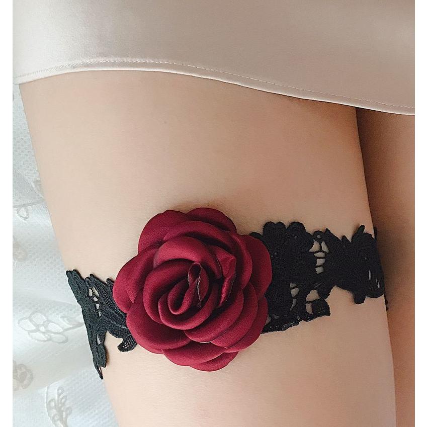 ☆Ravijour☆廃盤デザイン☆ホットピンクブラックレース☆ガーターベルト☆ アンブラ ANNEBRA Luxurious レースガーターベルト 【返品不可