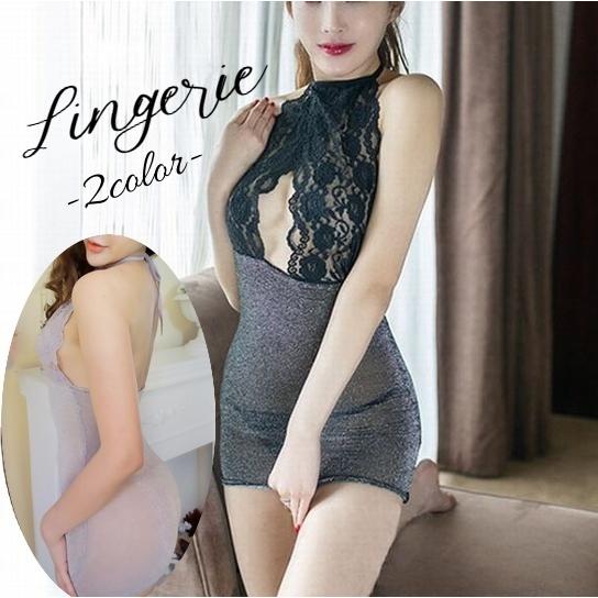 セクシーランジェリー ワンピース レディース 女性 インナー 下着 レース ホルターネック 花柄 透け感 シースルー タイトフィット ボディーコンシャ Inn プラスナオyahoo 店 通販 Yahoo ショッピング