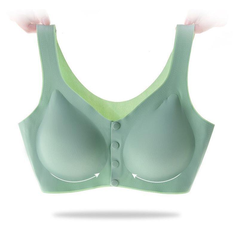 マタニティブラ 授乳ブラ 単品 レディース ブラジャー フロントオープン 前開き スナップボタン 女性下着 ノンワイヤー パッド入り 産前 産後 大き｜plusnao｜09