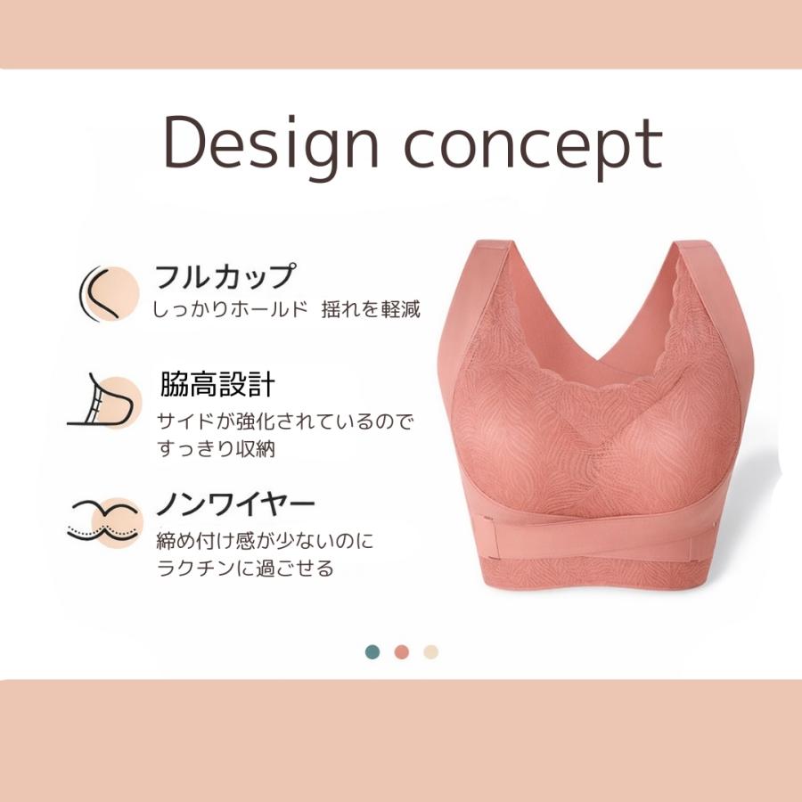 plusnao（プラスナオ） 姿勢サポートブラ ナイトブラ ノンワイヤーブラ