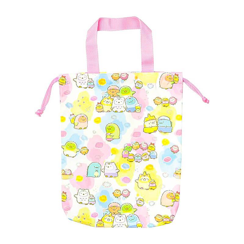 巾着シューズバッグ シューズケース 上履き入れ 上靴 子供 キッズ キャラクター 女の子 男の子 for 入園 入学 マイメロディ クロミ シナモロー | plusnao | 04