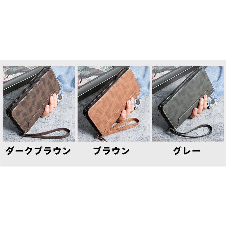 長財布 財布 メンズ 男性 紳士 カード入れ ストラップ付き カード