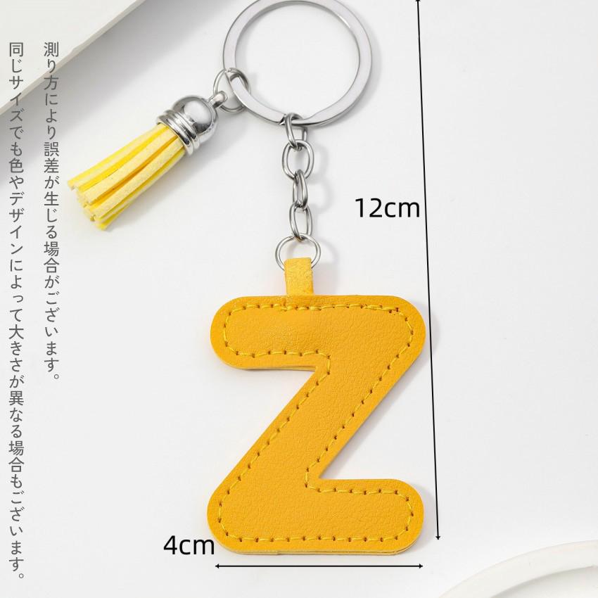 アルファベットチャーム キーホルダー キーホルダー キーリング バッグチャーム アルファベット O to Z