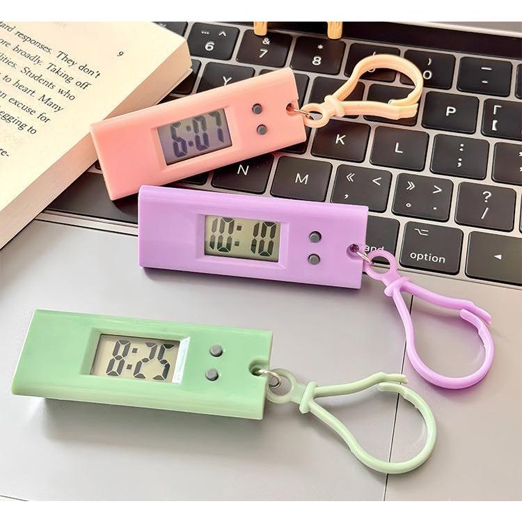 デジタル時計 キーホルダー型 懐中時計 ミニ ウォッチ コンパクト