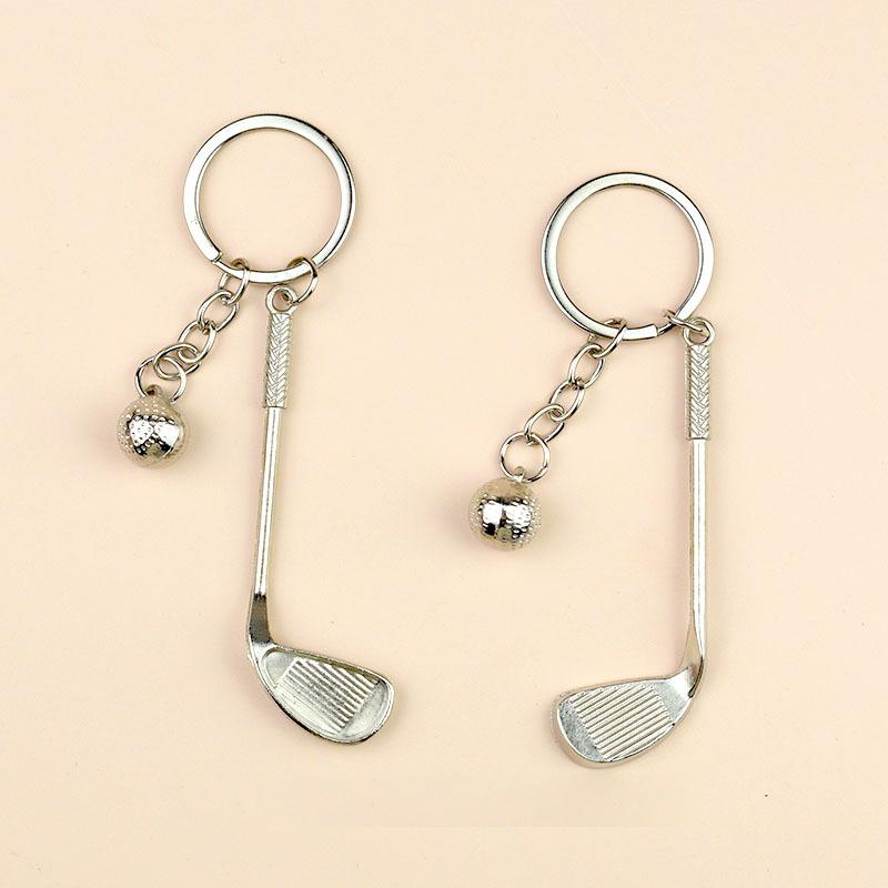 キーホルダー ゴルフクラブ 単品 1個 ゴルフボール キーリング バッグ