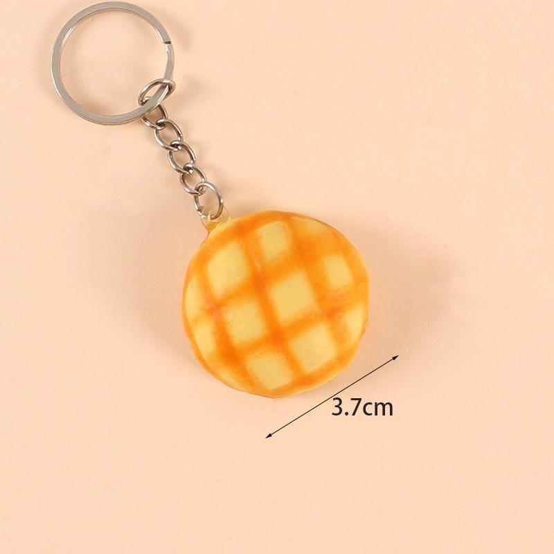 plusnao（プラスナオ） キーホルダー キーリング パン スクイーズ 香り