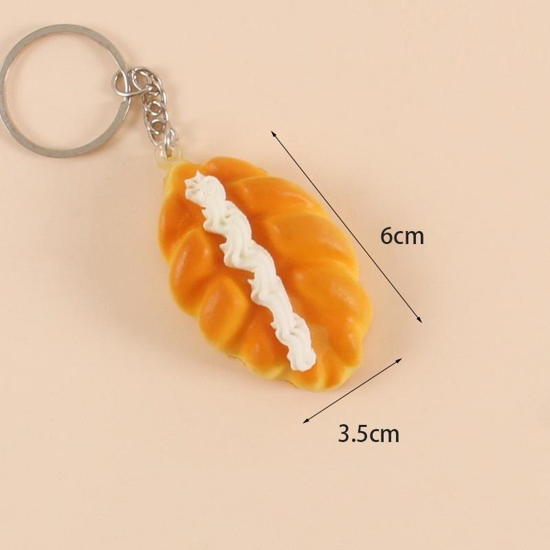 plusnao（プラスナオ） キーホルダー キーリング パン スクイーズ 香り