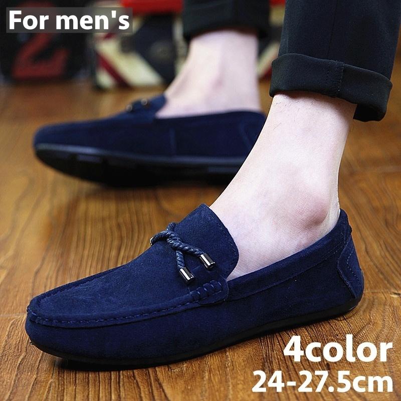 営業 ドライビングシューズ モカシン メンズ 男性 靴 くつ ローファー スリッポン カジュアルシューズ デッキシューズ 無地 シンプル お洒落 かっこいい