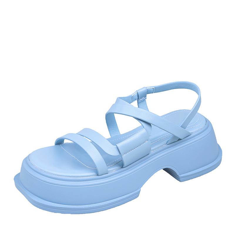 plusnao（プラスナオ） 厚底サンダル レディース サンダル ストラップ