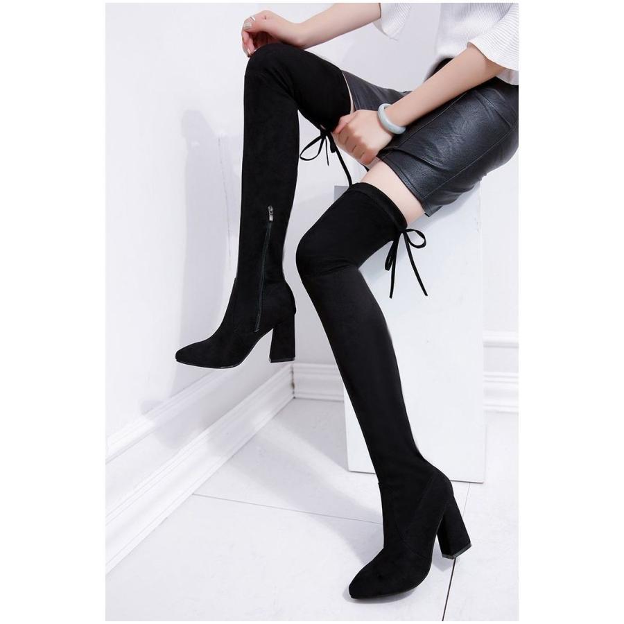 plusnao（プラスナオ） レディース ロングブーツ ニーハイブーツ