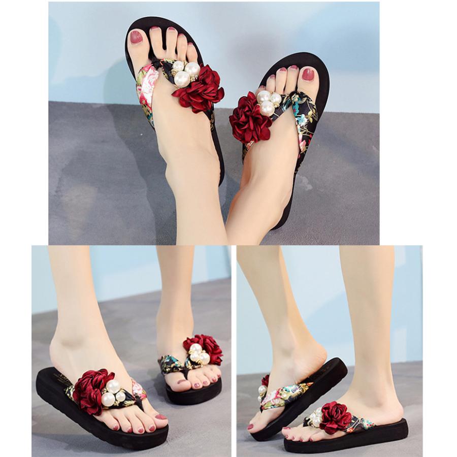 ピオヌンナル　ガーデン　サクラ　新品　ビーチサンダル付き plusnao サンダル ビーチサンダル トングサンダル レディース