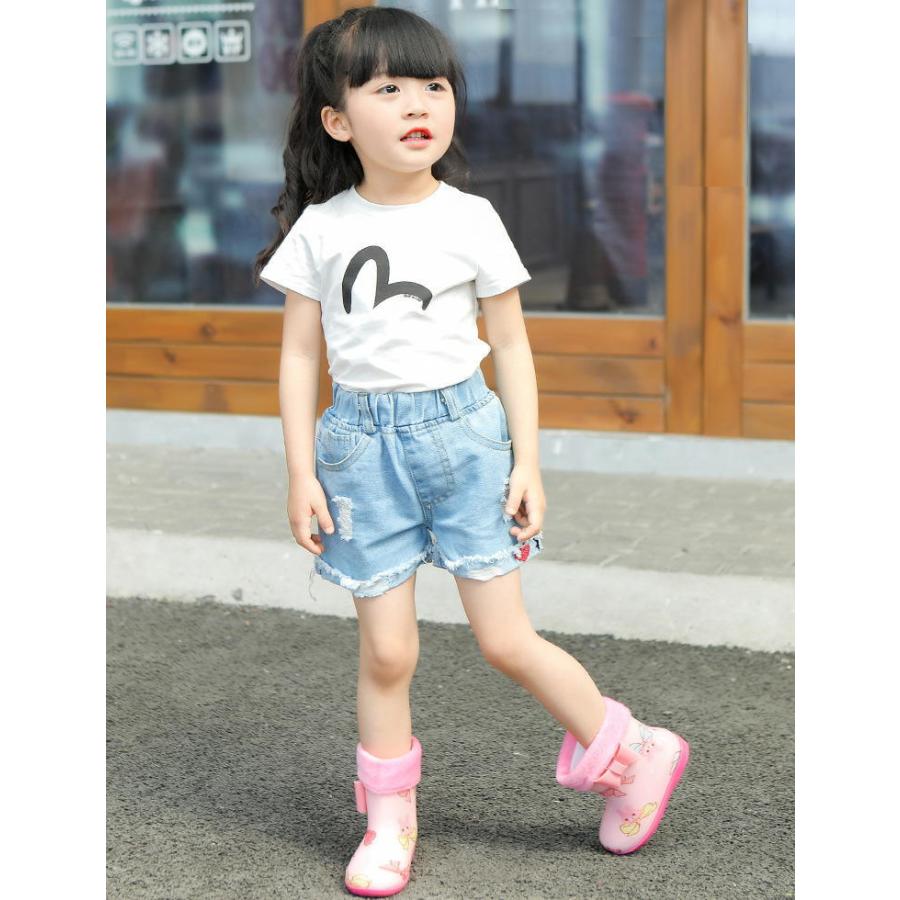 長靴 レインブーツ キッズ ベビー 子供用 女の子 レイングッズ 雨具 リボン うさぎ チェリー フェイクファー かわいい おしゃれ ファンシー 梅雨 プラスナオ Paypayモール店 通販 Paypayモール