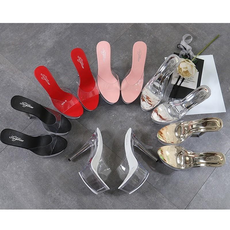 plusnao（プラスナオ） ミュール サンダル ヒール高14.5cm レディース