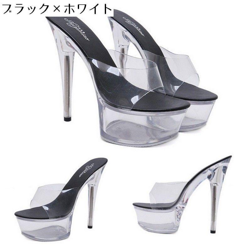 plusnao（プラスナオ） ミュール サンダル ヒール高14.5cm レディース