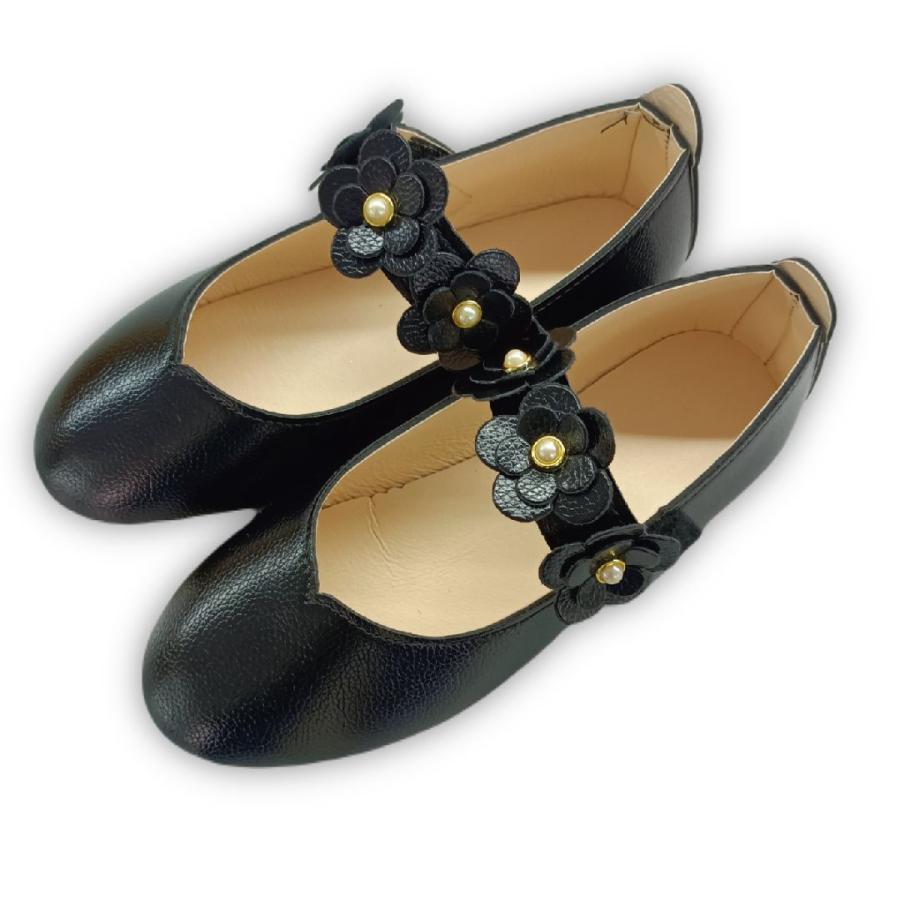 ＯＺＬＡＮＡ オズラナ　セレブ　オシャレ　リボンバレエシューズ　黒　２３センチ TRAVEL SHOES ストラップバレエシューズ レイン TR019 BLACK