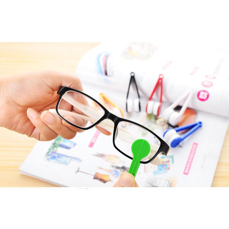 メガネ拭き 5個セット メガネクリーナー トングタイプ 両面 眼鏡拭き ケア用品 老眼鏡 サングラス レンズクリーナー 携帯用 持ち運び ギフト プレ | plusnao | 07