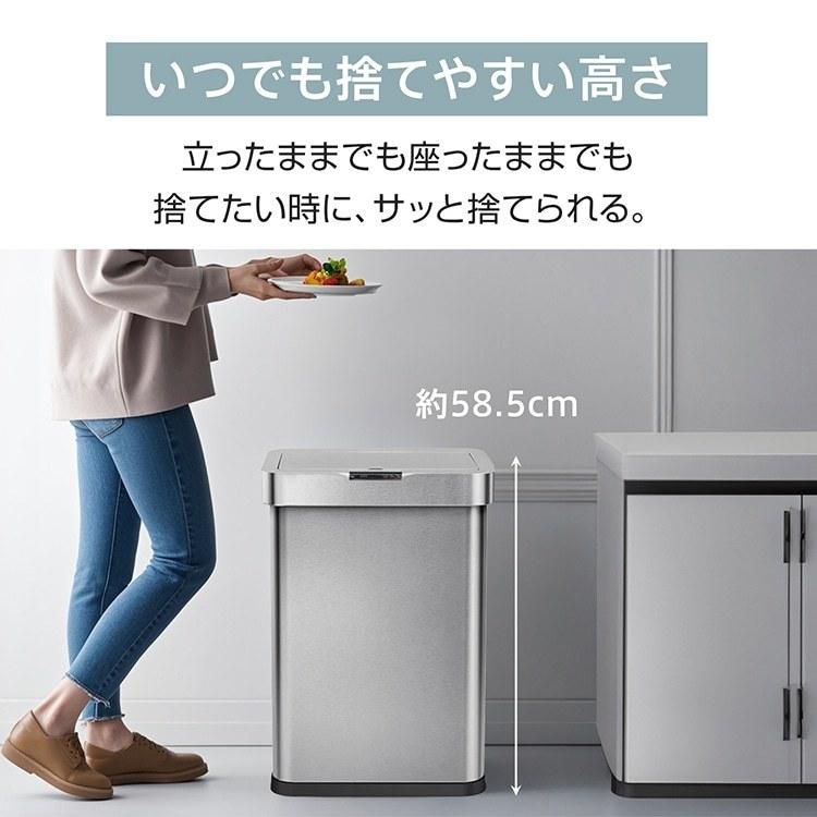 ゴミ箱 50L ごみ箱 四角型 2way 2分別 ダストボックス ふた付き 蓋つき