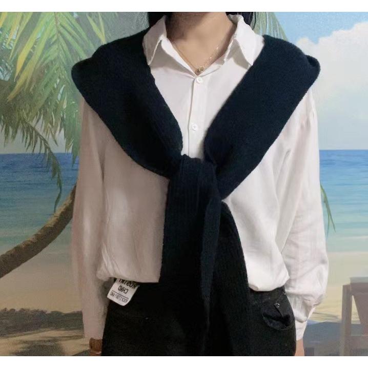 マフラー フード付き 一体型 レディース メンズ 女性 男性 大人 リブニット ロング 暖かい あったか 防寒 寒さ対策 冬 無地 単色 シンプル か | plusnao | 03