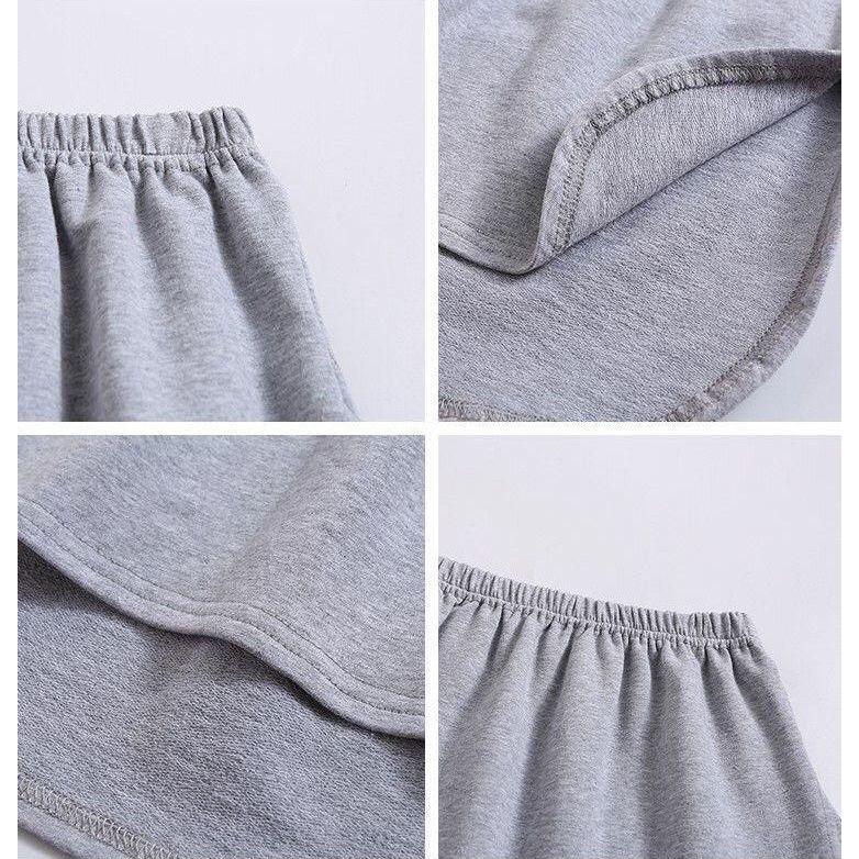 付け裾 つけ裾 レディース フェイクレイヤード 重ね着風 カットソー風 ロングテール ウエストゴム 体型カバー 大きいサイズあり 無地 ソリッドカラー | plusnao | 16