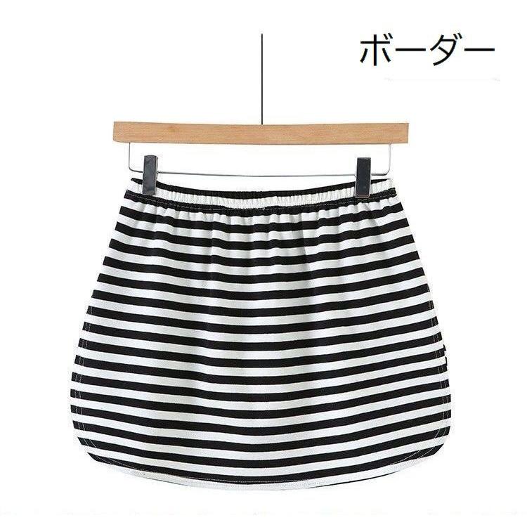 付け裾 つけ裾 レディース フェイクレイヤード 重ね着風 カットソー風 ロングテール ウエストゴム 体型カバー 大きいサイズあり 無地 ソリッドカラー | plusnao | 22