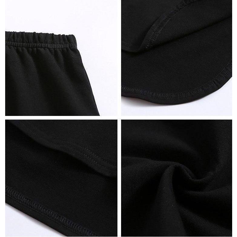 付け裾 つけ裾 レディース フェイクレイヤード 重ね着風 カットソー風 ロングテール ウエストゴム 体型カバー 大きいサイズあり 無地 ソリッドカラー | plusnao | 14