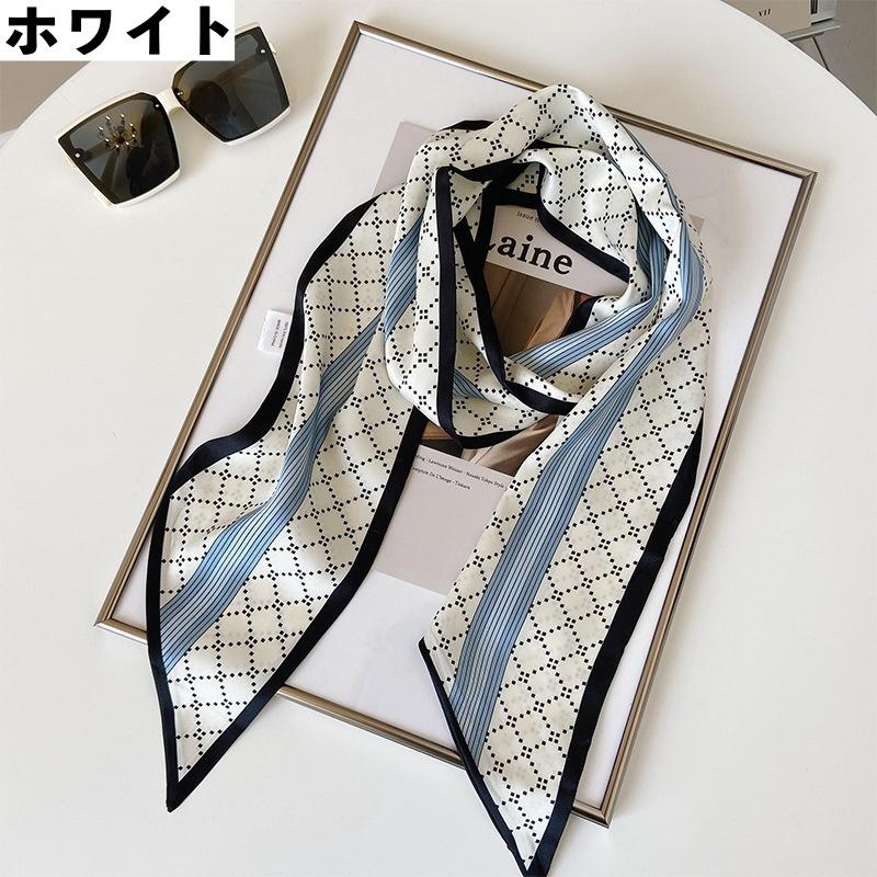 plusnao スカーフ 長方形 大判 ロング レディース 女性用