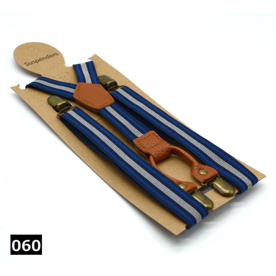 サスペンダー メンズ 紳士用 ユニセックス ファッション小物 ストライプ柄 クリップ フォーマル トラッド ビジネス おしゃれ | plusnao | 04