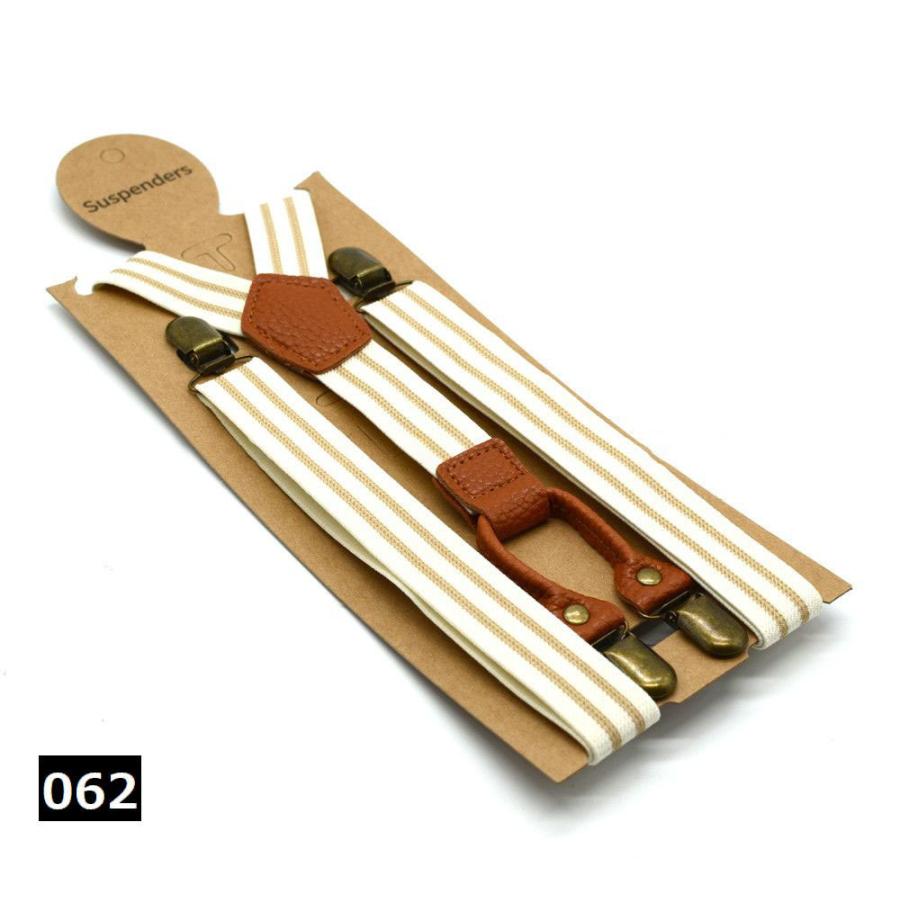 サスペンダー メンズ 紳士用 ユニセックス ファッション小物 ストライプ柄 クリップ フォーマル トラッド ビジネス おしゃれ | plusnao | 06