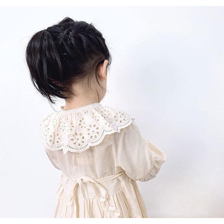 OHNO NOKO 花柄 ティペット つけ襟 ビジュー プリーツ スカーフ