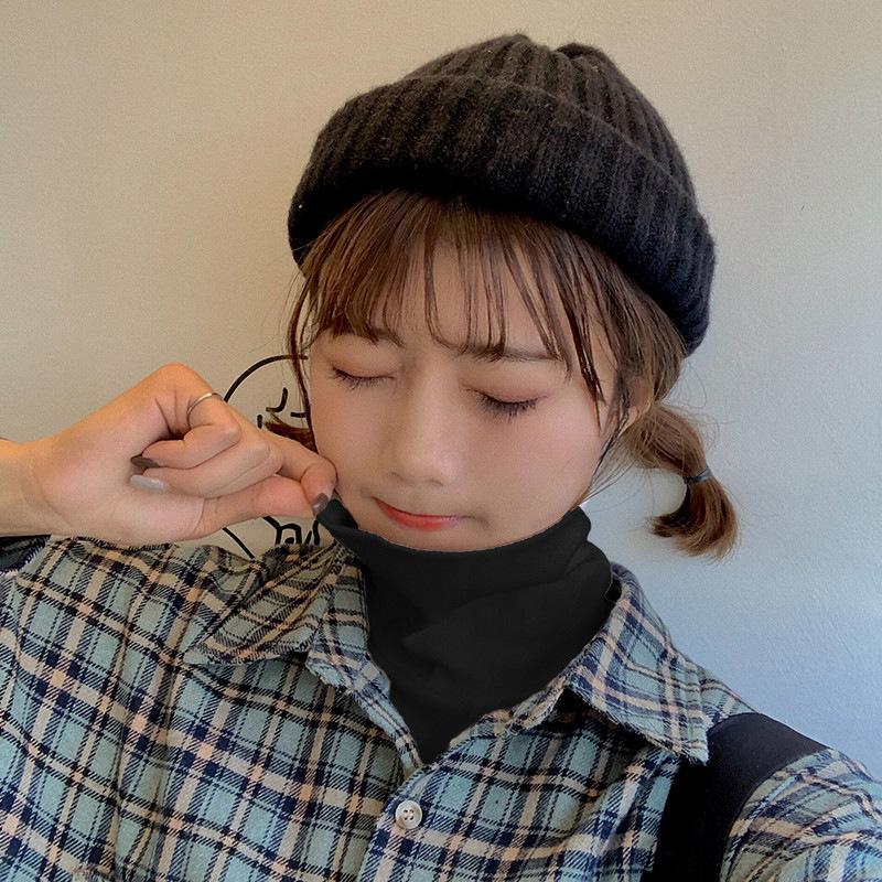 付け襟 レディース つけ襟 タートルネック風 無地 シンプル ボーダー 定番 あったか 秋冬 春 夏 紫外線対策 UV対策 冷え対策 冷房対策 防寒 | plusnao | 06