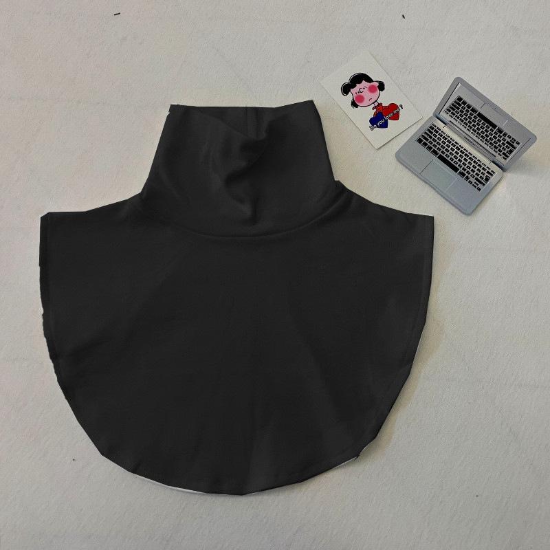 付け襟 レディース つけ襟 タートルネック風 無地 シンプル ボーダー 定番 あったか 秋冬 春 夏 紫外線対策 UV対策 冷え対策 冷房対策 防寒 | plusnao | 11