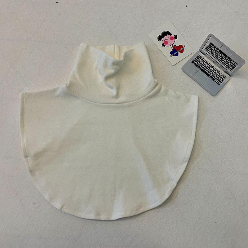 付け襟 レディース つけ襟 タートルネック風 無地 シンプル ボーダー 定番 あったか 秋冬 春 夏 紫外線対策 UV対策 冷え対策 冷房対策 防寒 | plusnao | 12