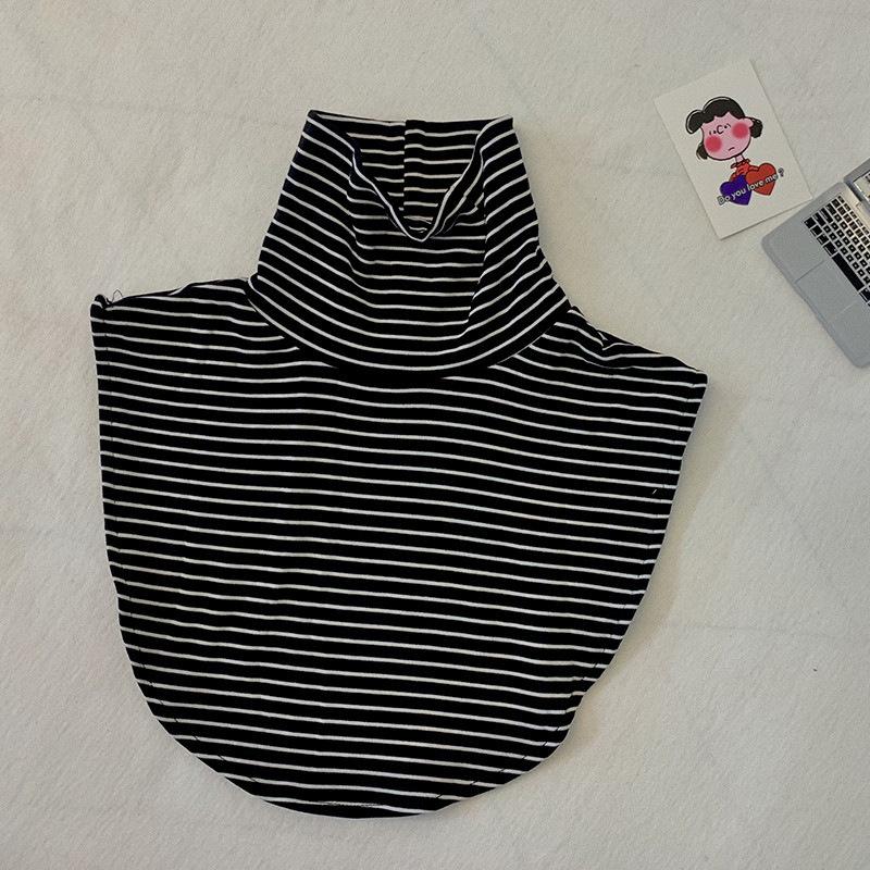 付け襟 レディース つけ襟 タートルネック風 無地 シンプル ボーダー 定番 あったか 秋冬 春 夏 紫外線対策 UV対策 冷え対策 冷房対策 防寒 | plusnao | 13