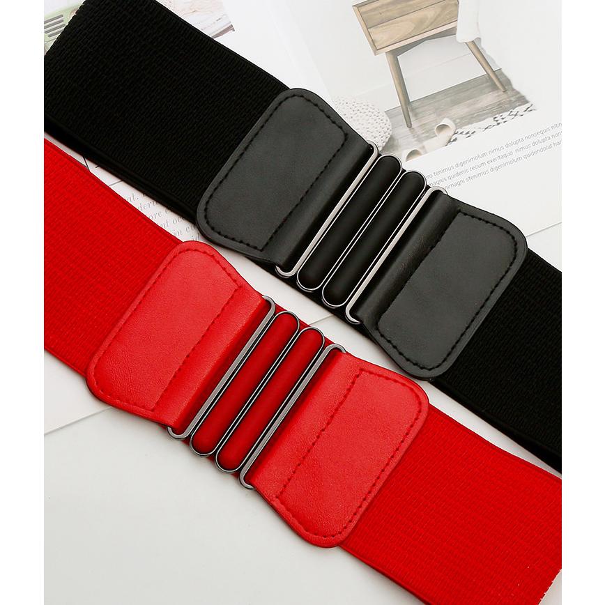 ベルト サッシュベルト コルセットベルト ワイドベルト レディース 女性用 幅広 ゴム ハイウエスト ウエストマーク 着やせ 伸縮 上品 エレガント | plusnao | 02