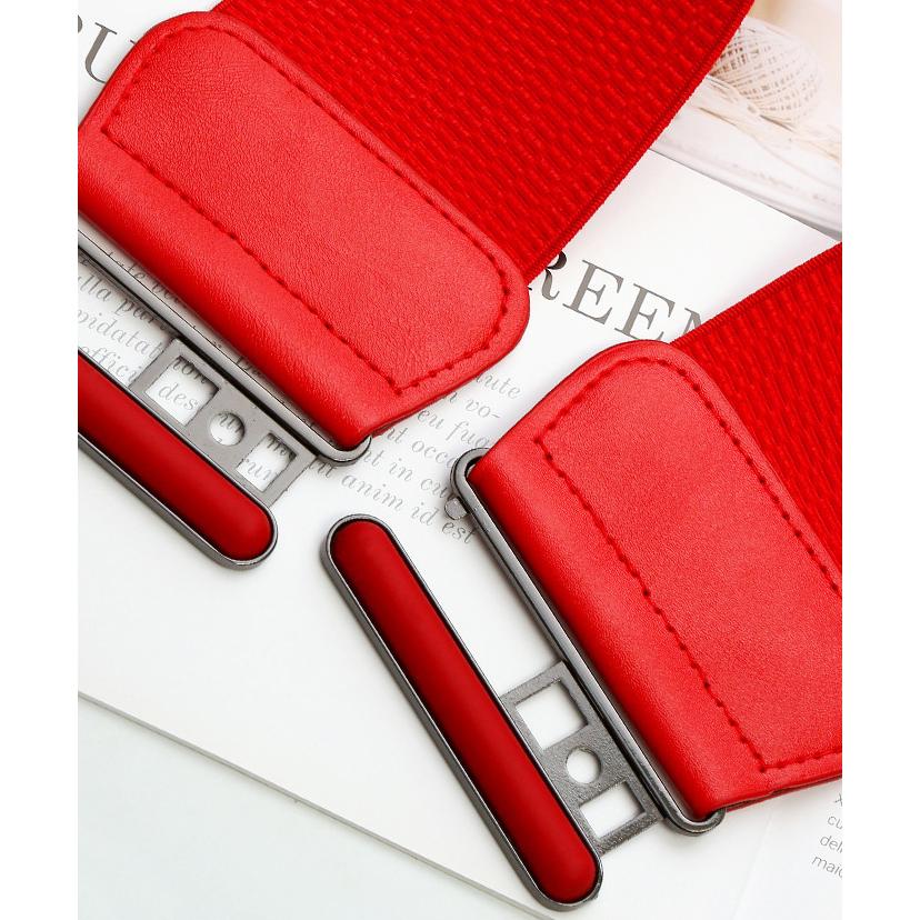 ベルト サッシュベルト コルセットベルト ワイドベルト レディース 女性用 幅広 ゴム ハイウエスト ウエストマーク 着やせ 伸縮 上品 エレガント | plusnao | 08