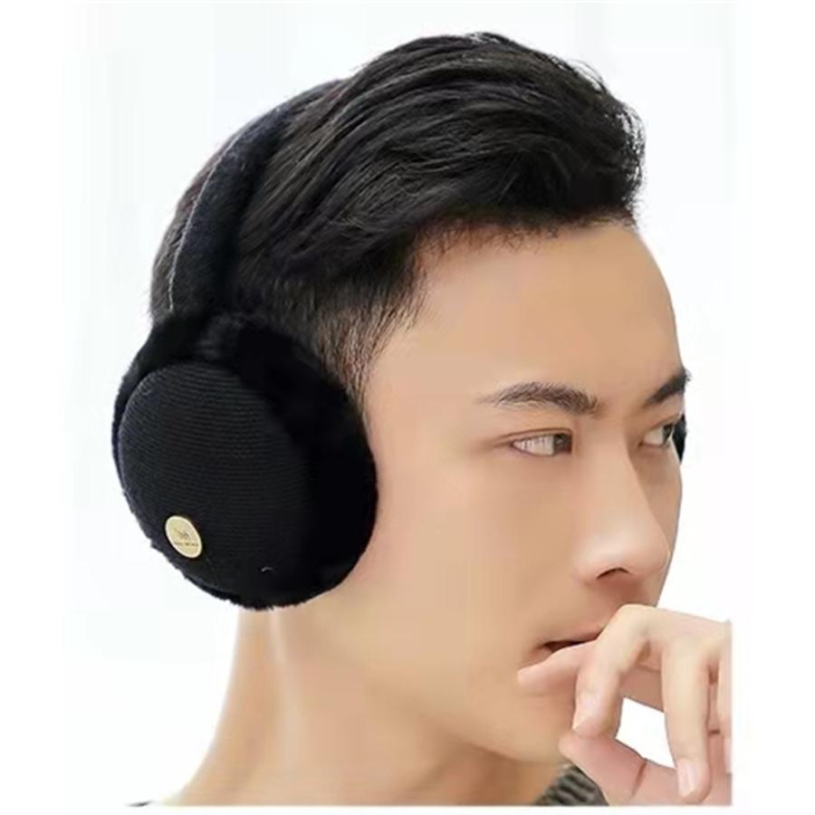 耳あて 耳当て イヤーマフラー フェイクファー 折り畳み可能 アーム部分伸縮可能 イヤーウォーマー 耳カバー 男女兼用 ユニセックス レディース メン | plusnao | 02