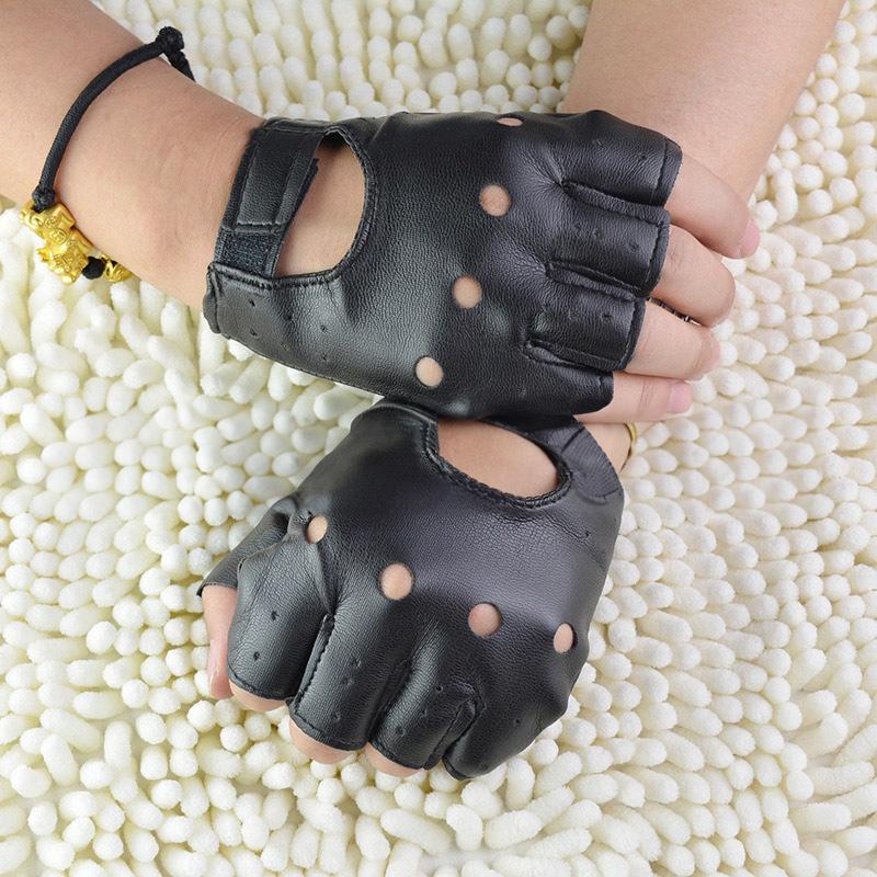 08awナンバーナインレザーフィンガーレスグローブ手袋 08aw