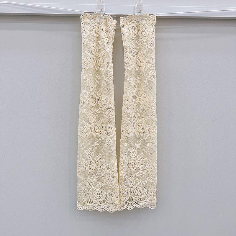 アームカバー アームウォーマー レディース 女性 日焼け防止 紫外線防止 レース 腕 おしゃれ かわいい 上品 | plusnao | 06