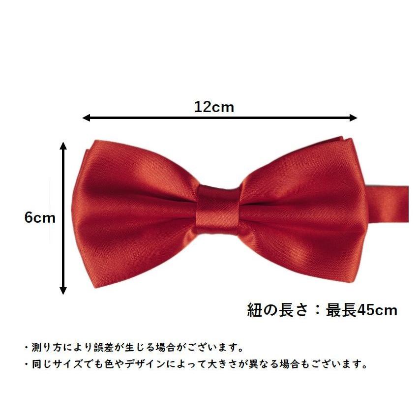 蝶ネクタイ メンズ レディース ボウタイ 蝶タイ リボン フォーマル カジュアル イベント パーティー 衣装 結婚式 披露宴 制服 シンプル 無地 | plusnao | 19