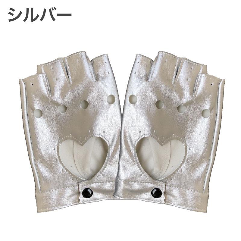 plusnao 手袋 グローブ 指なし ハーフフィンガー レディース