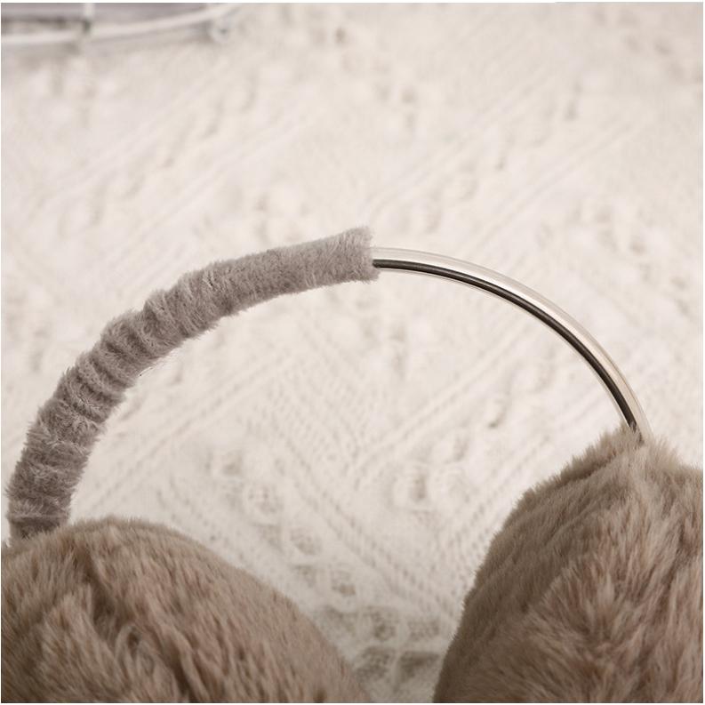 耳あて イヤーマフ イヤーマフラー レディース 女性 男女兼用 ユニセックス 暖かい 防寒 カジュアル シンプル 冬 ボア おしゃれ ファッション小物 | plusnao | 11