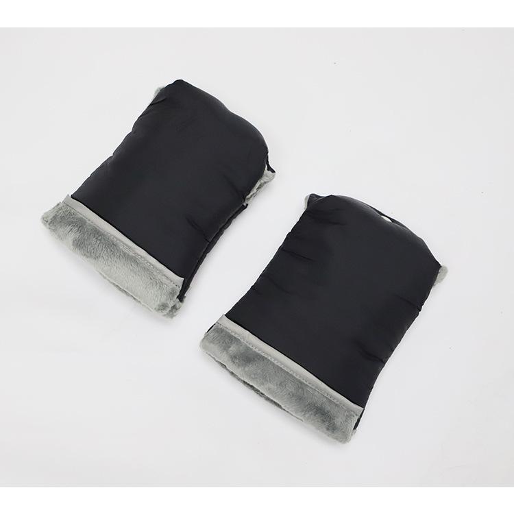 ベビーカー用ハンドマフ 1ペア ミトン 手袋 裏ボア 暖かい お出かけ バギー あったか 防寒 寒さ対策 冬 雪 防水 固定 おしゃれ | plusnao | 07