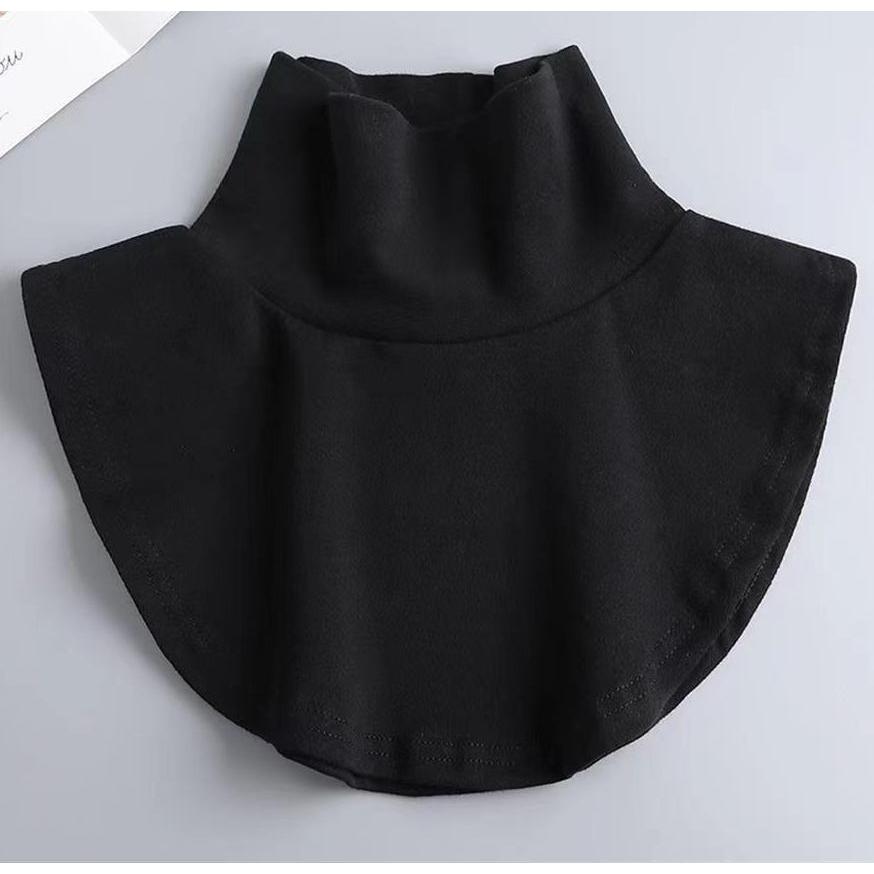 付け襟 タートル つけ襟 フェイクカラー レディース ファッション小物 ハイネック 重ね着 レイヤード 着ぶくれしない 無地 ブラック ホワイト グレ | plusnao | 12