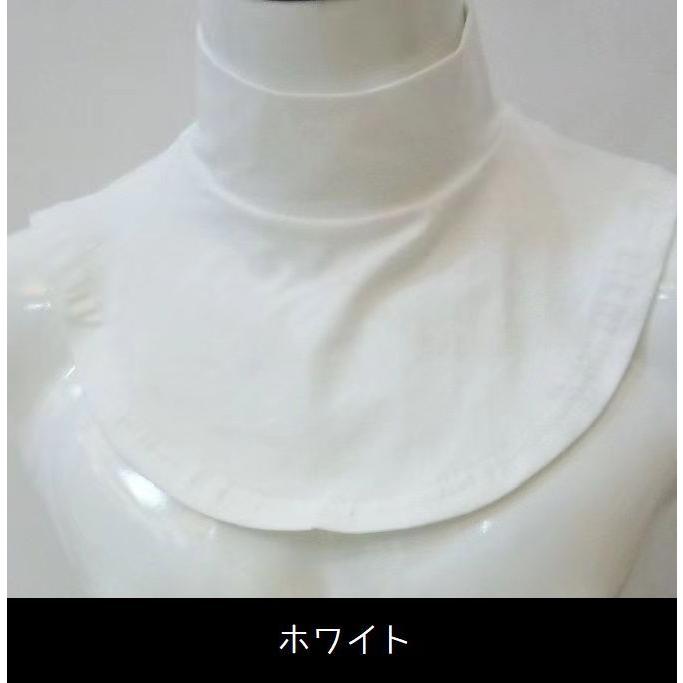 付け襟 タートル つけ襟 フェイクカラー レディース ファッション小物 ハイネック 重ね着 レイヤード 着ぶくれしない 無地 ブラック ホワイト グレ | plusnao | 14